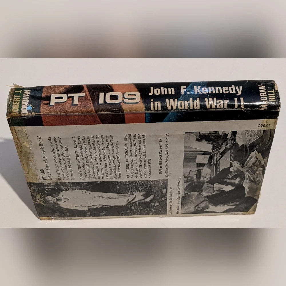 First Edition PT 109 - John F. Kennedy in World War II by Robert J. Donovan 1961 - Picture 2 of 9